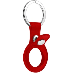 Kup Etui z veganské kůže Loco Dot Leather Apple AirTag Červené - LOC007RED - {ean13} - Sklep Home Screen