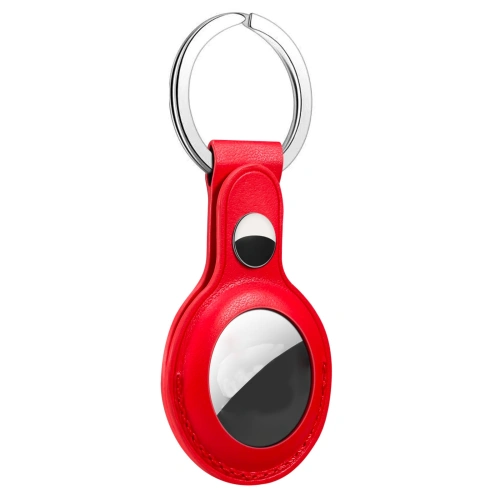 Kup Vegan bőrből készült tok Loco Dot Leather Apple AirTag Piros - LOC007RED - {ean13} - Sklep Home Screen