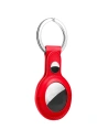Kup Etui z wegańskiej skóry Loco Dot Leather Apple AirTag Red - LOC007RED - {ean13} - Sklep Home Screen