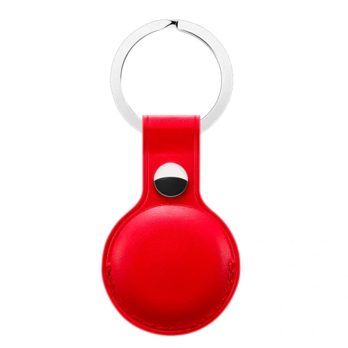 Kup Vegan bőrből készült tok Loco Dot Leather Apple AirTag Piros - LOC007RED - {ean13} - Sklep Home Screen