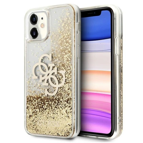 Kup Etui Guess GUHCN61LG4GGO Apple iPhone 11 arany színű/hardcase 4G Big Liquid Glitter - GUE996GLD - {ean13} - Sklep Home Screen