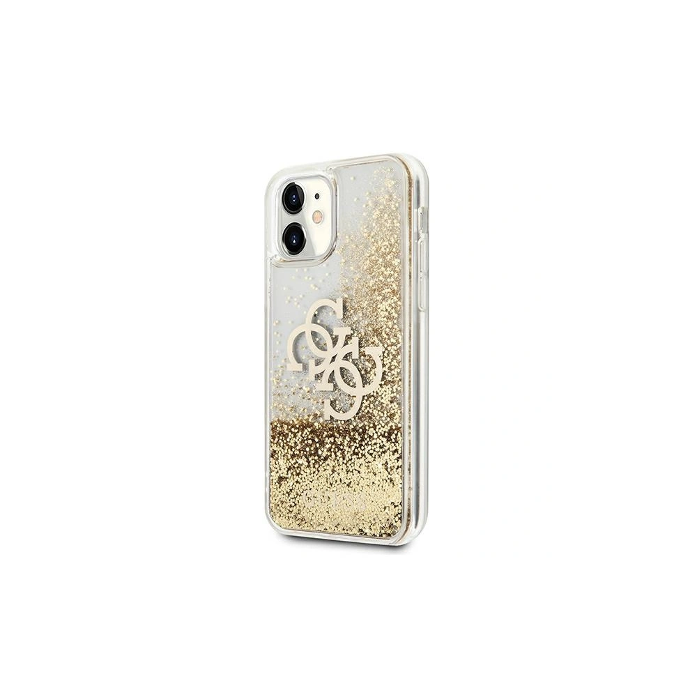 Etui Guess GUHCN61LG4GGO Apple iPhone 11 złoty/gold hardcase 4G Big Liquid Glitter