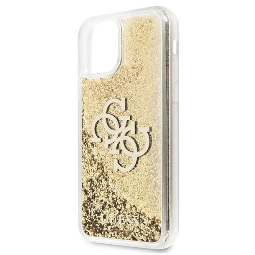 Buy Guess GUHCN61LG4GGO Apple iPhone 11 gold hardcase 4G Big Liquid Glitter - GUE996GLD - {ean13} - Home Screen Store Europe