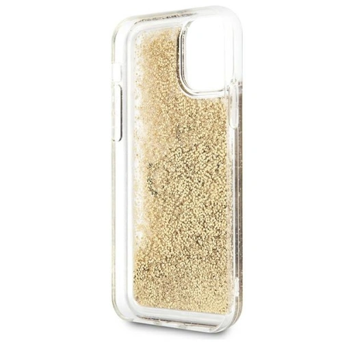 Buy Guess GUHCN61LG4GGO Apple iPhone 11 gold hardcase 4G Big Liquid Glitter - GUE996GLD - {ean13} - Home Screen Store Europe
