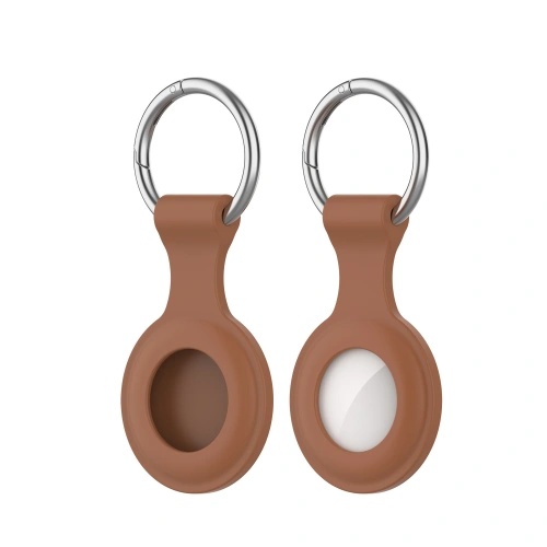 Kup Etui din silicone Loco Dot Silicone Apple AirTag Brown - LOC009BR - {ean13} - Sklep Home Screen