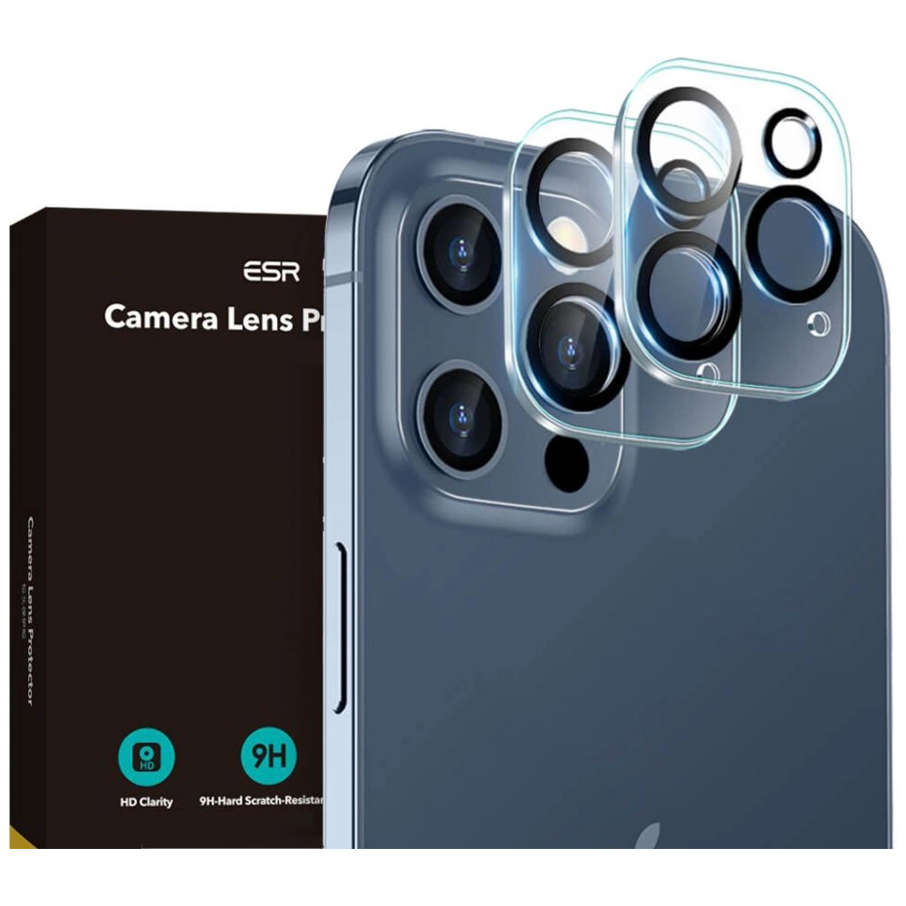 Szkło hartowane na aparat ESR Camera Lens Apple iPhone 12 Pro Max Clear [2 PACK]