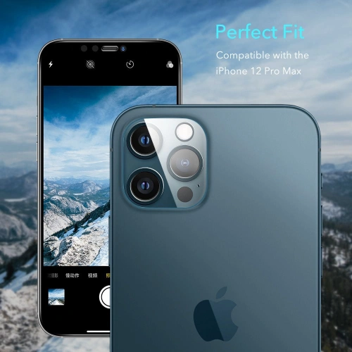 Kup Edzett üveg ESR fényképezőgép lencséhez Apple iPhone 12 Pro Max Clear [2 PACK] - ESR326CL - {ean13} - Sklep Home Screen