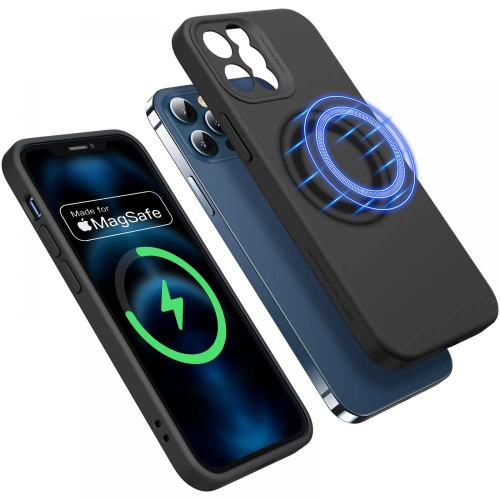 Kup Tok ESR Cloud Soft MagSafe Apple iPhone 12 Pro Fekete - ESR329BLK - {ean13} - Sklep Home Screen