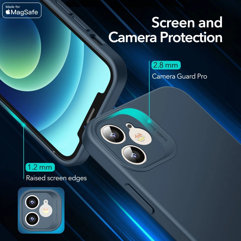 Etui ESR Cloud Soft MagSafe Apple iPhone 12 Blue