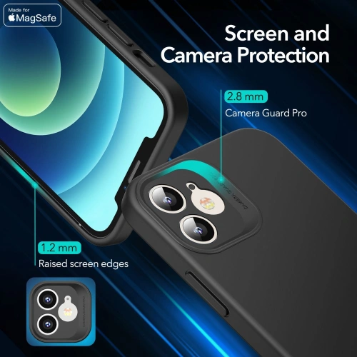 Kup Etui ESR Cloud Soft MagSafe Apple iPhone 12 Black - ESR331BLK - {ean13} - Sklep Home Screen