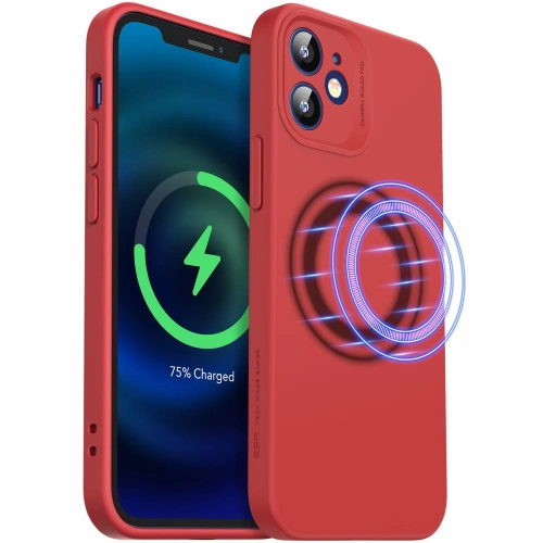 Kup Etui ESR Cloud Soft MagSafe Apple iPhone 12 Piros - ESR332RED - {ean13} - Sklep Home Screen