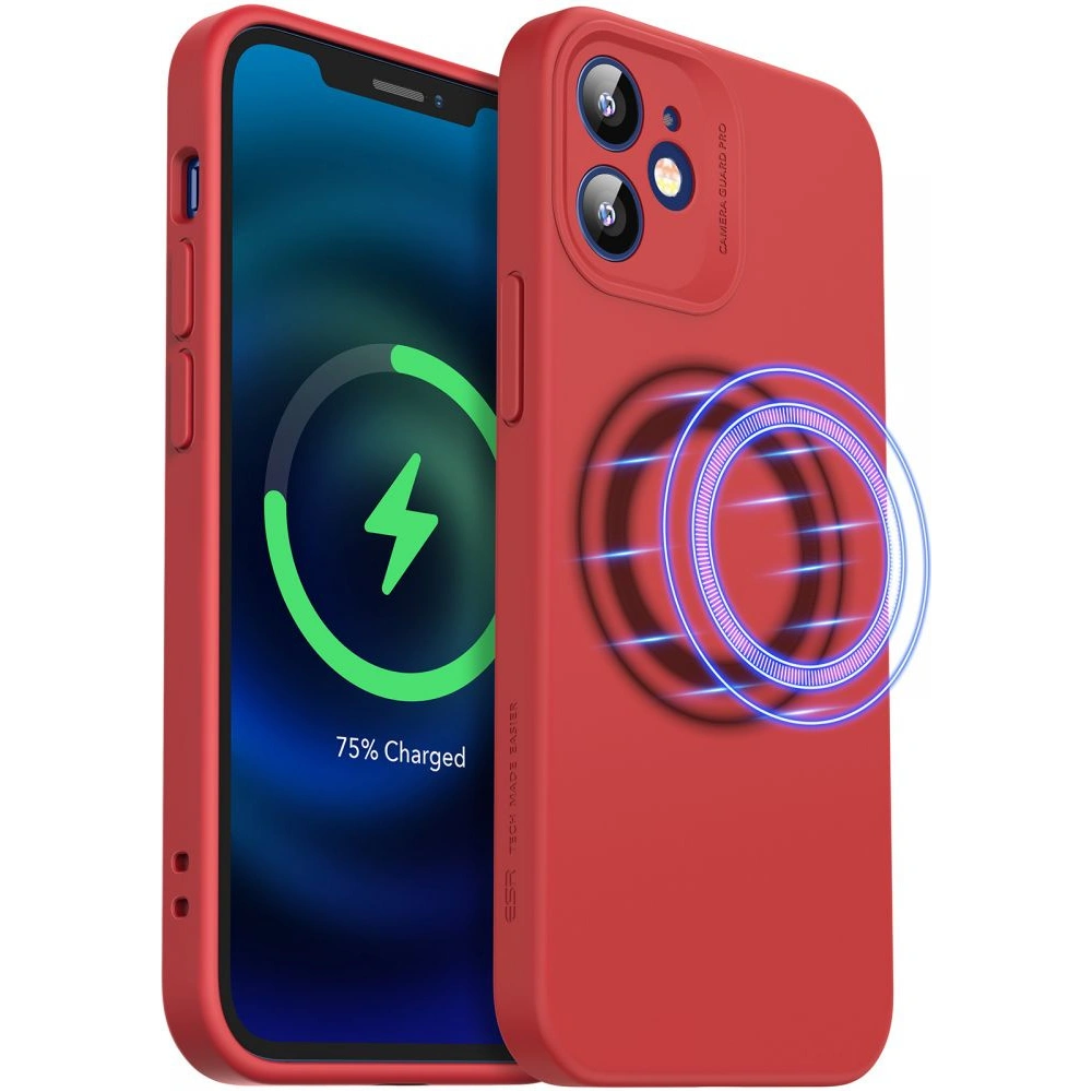 Etui ESR Cloud Soft MagSafe Apple iPhone 12 Red