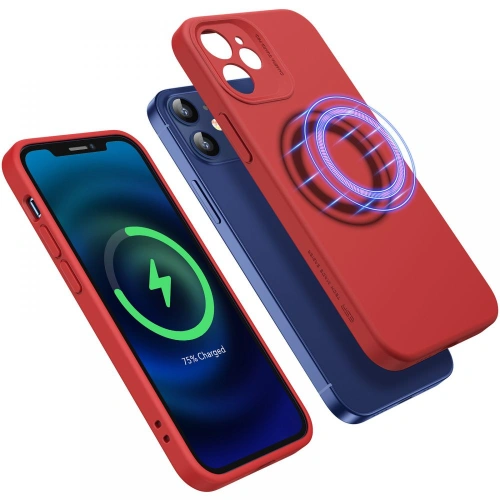 Kup Etui ESR Cloud Soft MagSafe Apple iPhone 12 Piros - ESR332RED - {ean13} - Sklep Home Screen