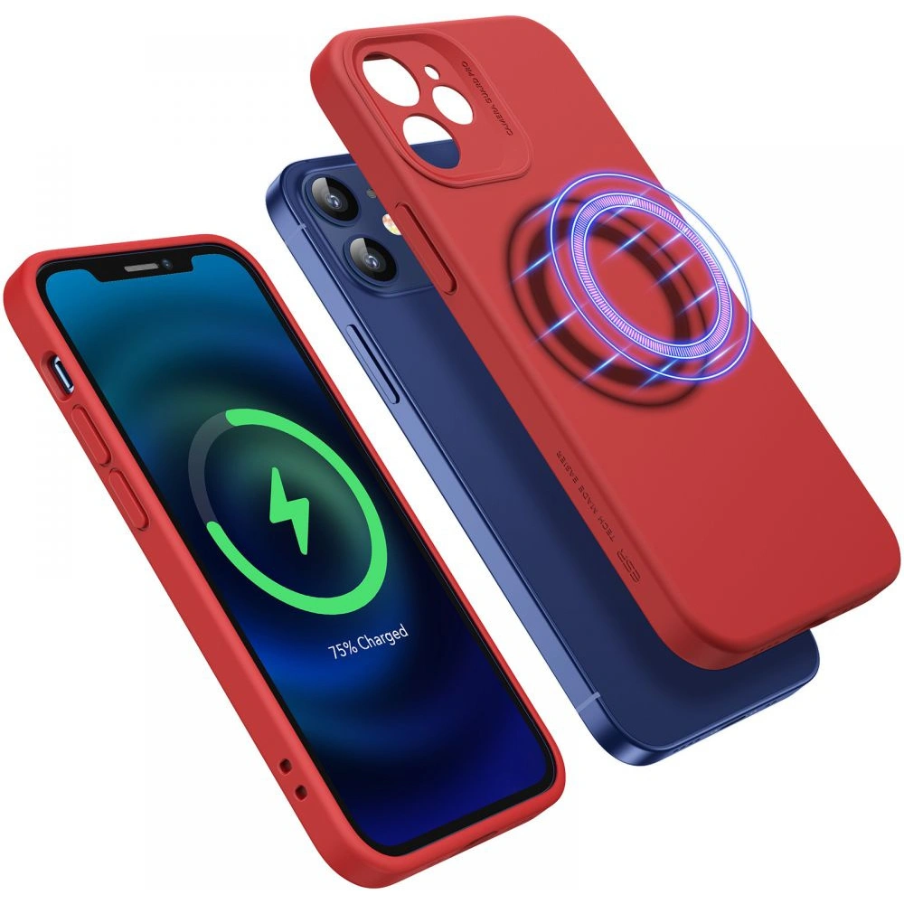 Etui ESR Cloud Soft MagSafe Apple iPhone 12 Red