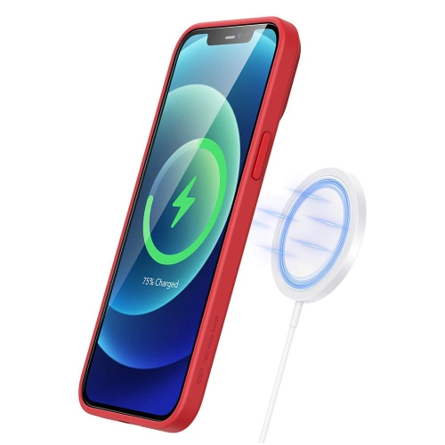 Kup Etui ESR Cloud Soft MagSafe Apple iPhone 12 Red - ESR332RED - {ean13} - Sklep Home Screen
