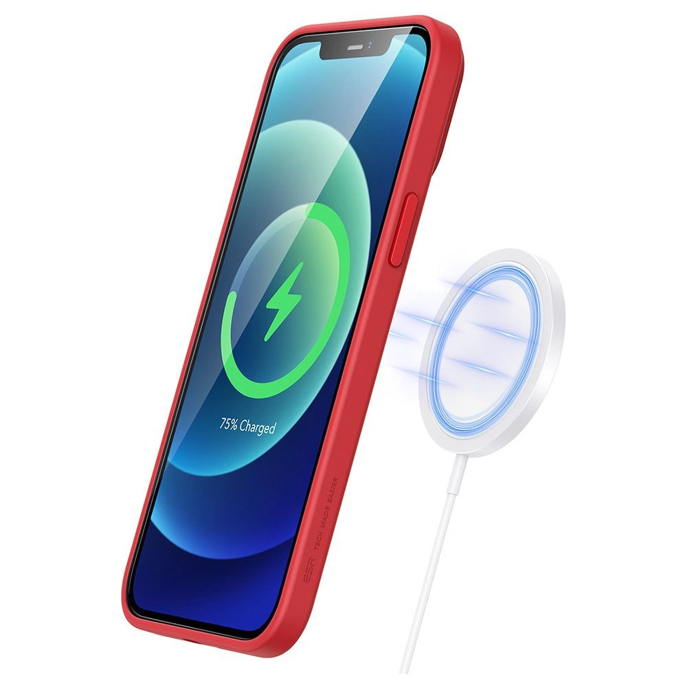 Etui ESR Cloud Soft MagSafe Apple iPhone 12 Red