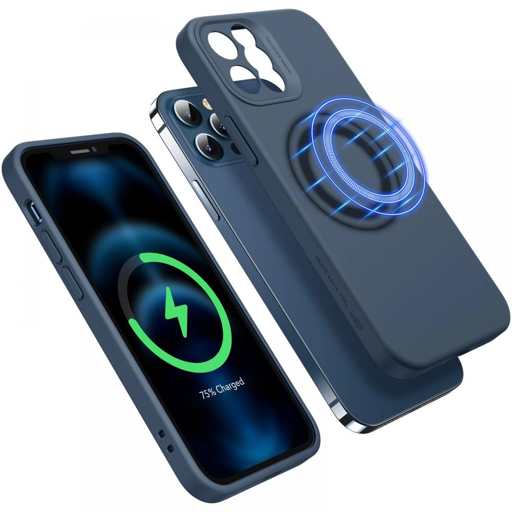 Etui ESR Cloud Soft MagSafe Apple iPhone 12 Pro Blue