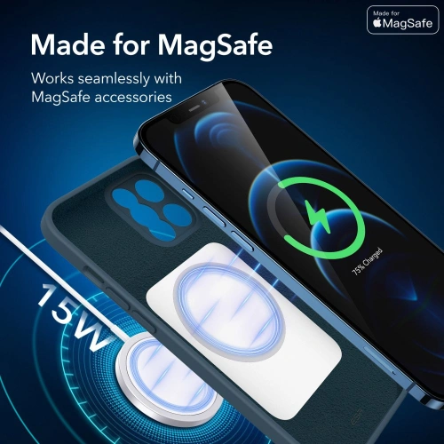 Kup Etui ESR Cloud Soft MagSafe Apple iPhone 12 Pro Kék - ESR333BLU - {ean13} - Sklep Home Screen