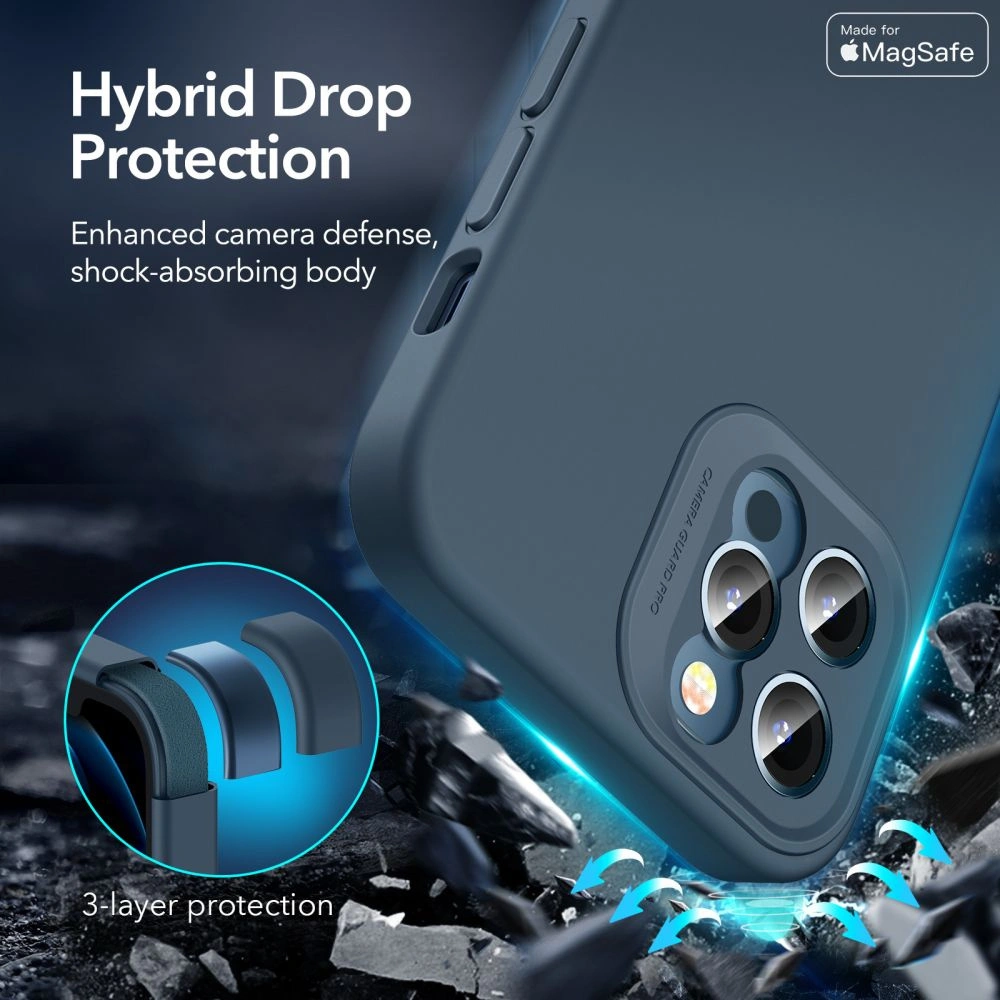 Etui ESR Cloud Soft MagSafe Apple iPhone 12 Pro Blue