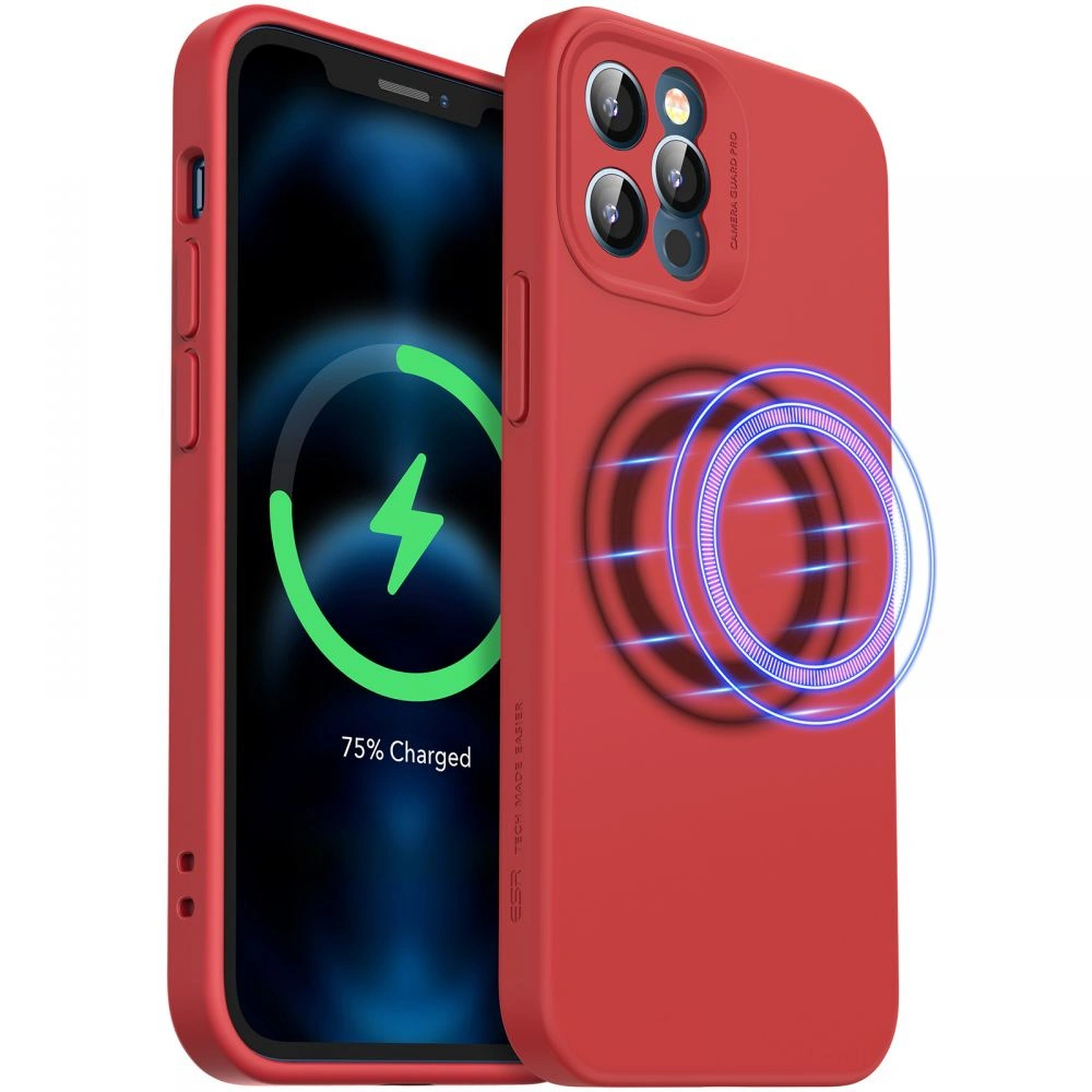 Etui ESR Cloud Soft MagSafe Apple iPhone 12 Pro Max Red
