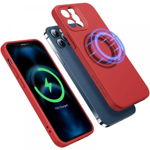 Kup Etui ESR Cloud Soft MagSafe Apple iPhone 12 Pro Max Červená - ESR335RED - {ean13} - Sklep Home Screen