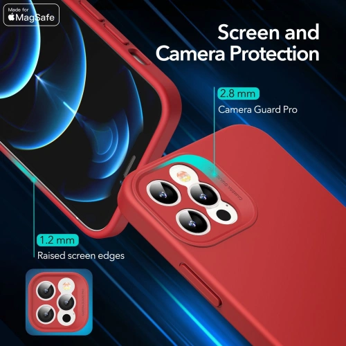 Kup Etui ESR Cloud Soft MagSafe Apple iPhone 12 Pro Max Červená - ESR335RED - {ean13} - Sklep Home Screen