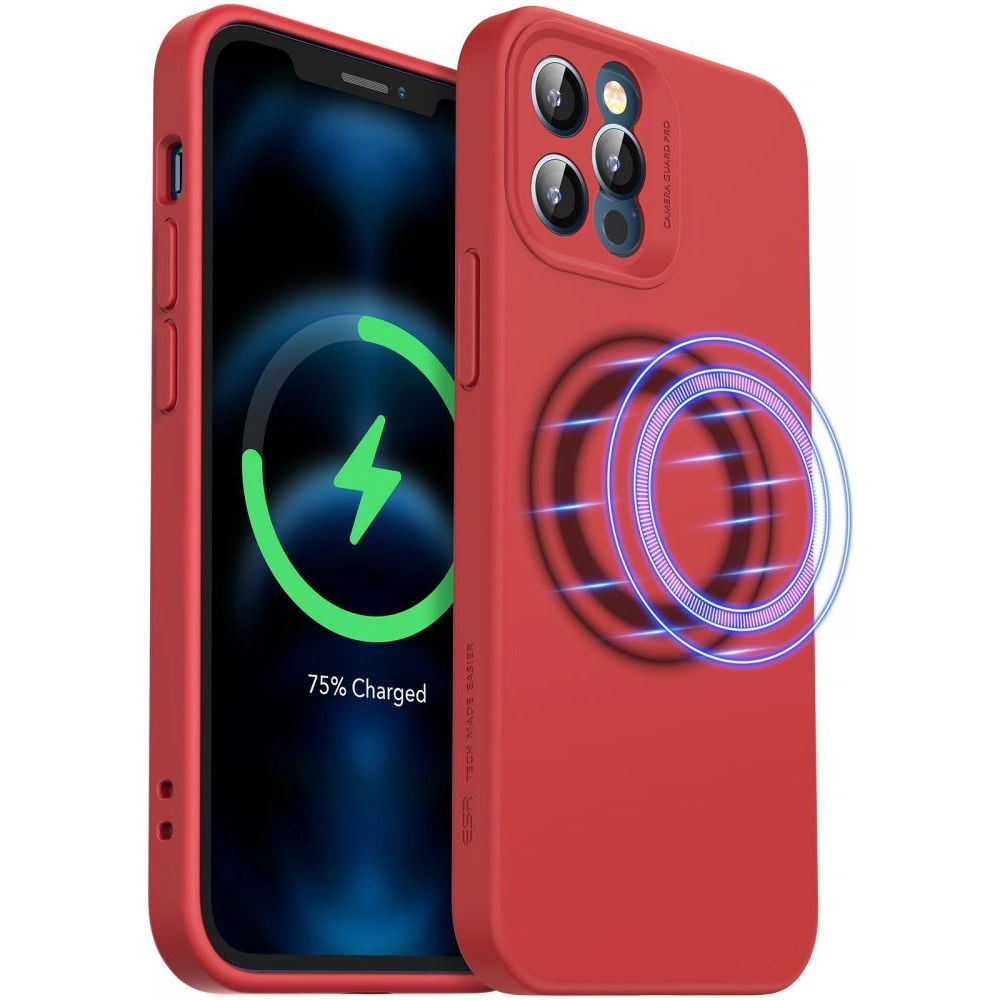 Etui ESR Cloud Soft MagSafe Apple iPhone 12 Pro Red
