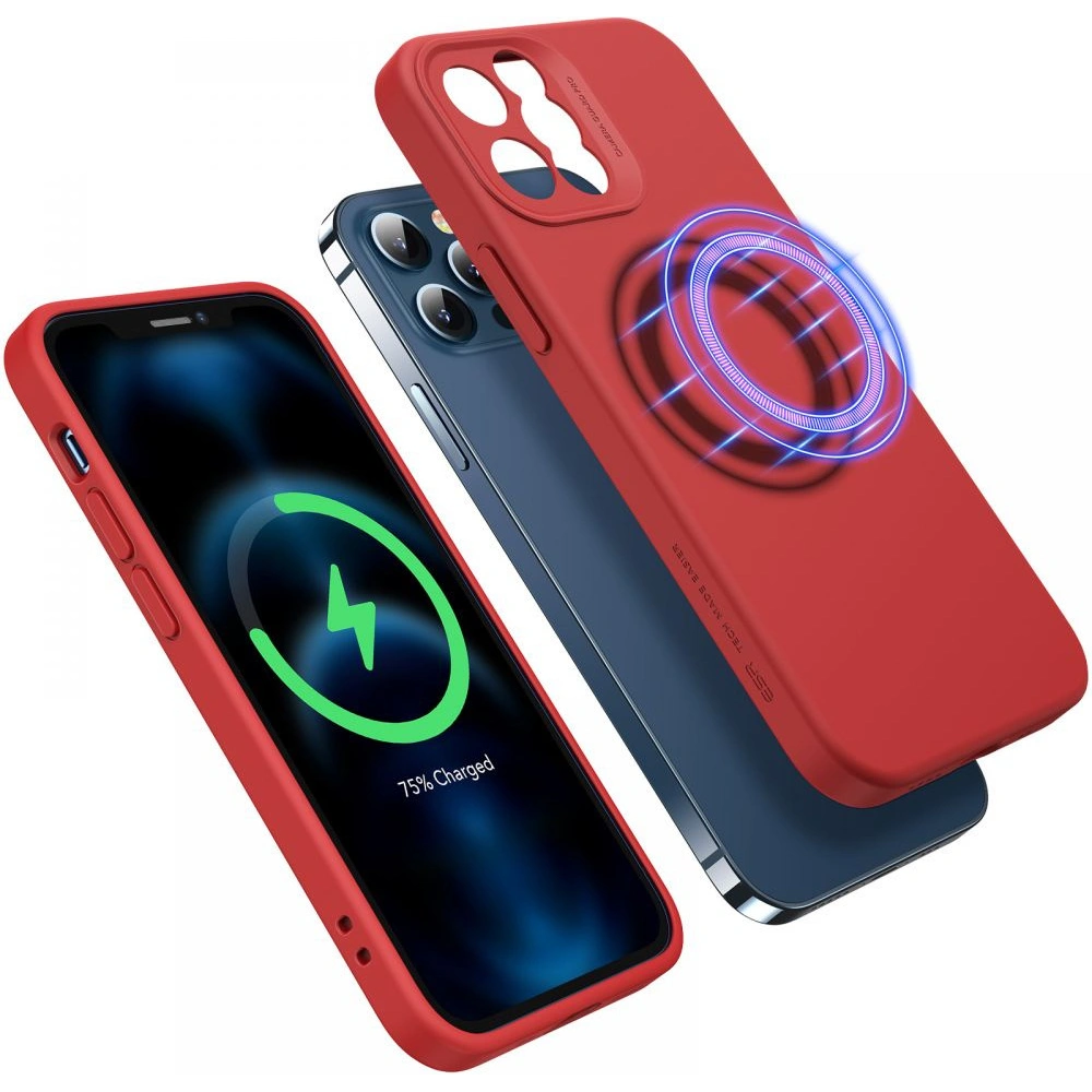 Etui ESR Cloud Soft MagSafe Apple iPhone 12 Pro Red
