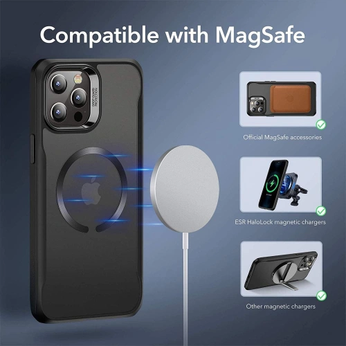 Kup ESR Apple Tasche CH Halolock MagSafe iPhone 12 Pro Max Jelly Schwarz - ESR338BLK - {ean13} - Sklep Home Screen