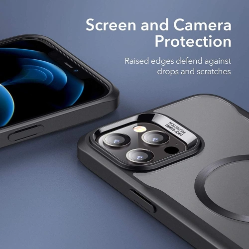 Kup ESR Apple Tasche CH Halolock MagSafe iPhone 12 Pro Max Jelly Schwarz - ESR338BLK - {ean13} - Sklep Home Screen