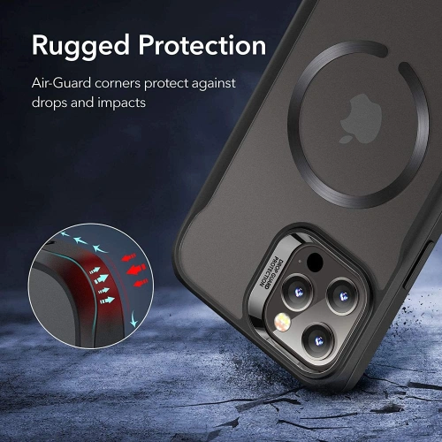 Kup ESR Apple Tasche CH Halolock MagSafe iPhone 12 Pro Max Jelly Schwarz - ESR338BLK - {ean13} - Sklep Home Screen