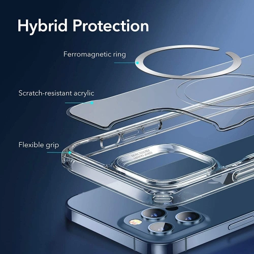 Kup Etui ESR CH Halolock MagSafe Apple iPhone 12 Pro Max Jelly Clear - ESR339CL - {ean13} - Sklep Home Screen