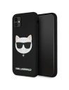 Etui Karl Lagerfeld KLHCN61SLCHBK Apple iPhone 11 hardcase fekete/black Silicone Choupette