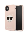 Etui Karl Lagerfeld KLHCN61SLCHLP Apple iPhone 11 hardcase roz deschis/pink deschis Silicon Choupette