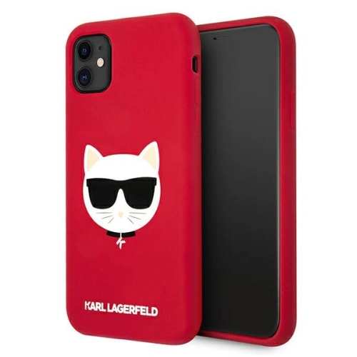 Kup Karl Lagerfeld Apple Tasche KLHCN61SLCHRE iPhone 11 Hartschalenetui rot/rot Silikon Choupette - KLD547RED - {ean13} - Sklep Home Screen