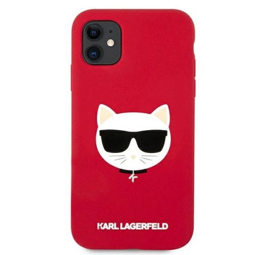 Kup Karl Lagerfeld Apple Tasche KLHCN61SLCHRE iPhone 11 Hartschalenetui rot/rot Silikon Choupette - KLD547RED - {ean13} - Sklep Home Screen