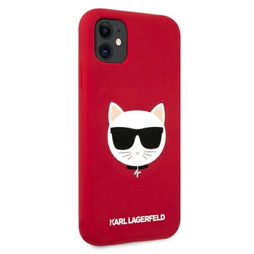 Kup Karl Lagerfeld Apple Tasche KLHCN61SLCHRE iPhone 11 Hartschalenetui rot/rot Silikon Choupette - KLD547RED - {ean13} - Sklep Home Screen