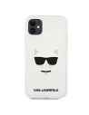 Kup Etui Karl Lagerfeld KLHCN61SLCHWH Apple iPhone 11 hardcase biały/white Silicone Choupette - KLD548WHT - {ean13} - Sklep Home Screen