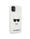 Kup Etui Karl Lagerfeld KLHCN61SLCHWH Apple iPhone 11 hardcase biały/white Silicone Choupette - KLD548WHT - {ean13} - Sklep Home Screen