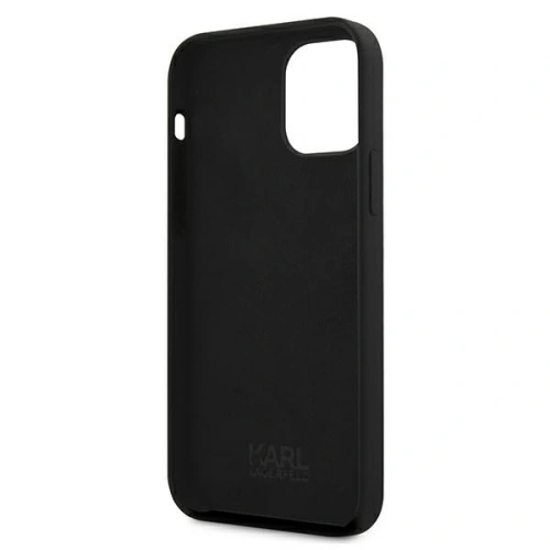 Kup Karl Lagerfeld Apple Tasche KLHCP12LSILTTBK iPhone 12 Pro Max schwarz/schwarz Silikon Ikonik Outline - KLD549BLK - {ean13} - Sklep Home Screen