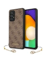 Etui Guess GUHCA72GF4GBR Samsung Galaxy A72 barna/brown kemény tok 4G Charms Collection