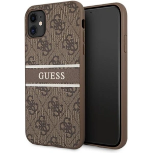 Kup Etui Guess GUHCN614GDBR Apple iPhone 11 brązowy/brown hardcase 4G Stripe - GUE998BR - {ean13} - Sklep Home Screen