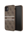 Etui Guess GUHCN614GDBR Apple iPhone 11 hnědý/brown hardcase 4G Stripe