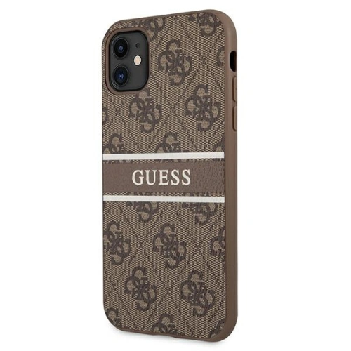Kup Etui Guess GUHCN614GDBR Apple iPhone 11 hnědý/brown hardcase 4G Stripe - GUE998BR - {ean13} - Sklep Home Screen