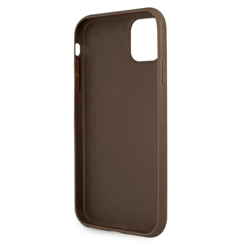 Kup Etui Guess GUHCN614GDBR Apple iPhone 11 brązowy/brown hardcase 4G Stripe - GUE998BR - {ean13} - Sklep Home Screen