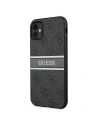 Kup Guess Apple Tasche GUHCN614GDGR iPhone 11 grau/grau Hartschale 4G Stripe - GUE999GRY - {ean13} - Sklep Home Screen