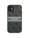 Kup Guess Apple Tasche GUHCN614GDGR iPhone 11 grau/grau Hartschale 4G Stripe - GUE999GRY - {ean13} - Sklep Home Screen
