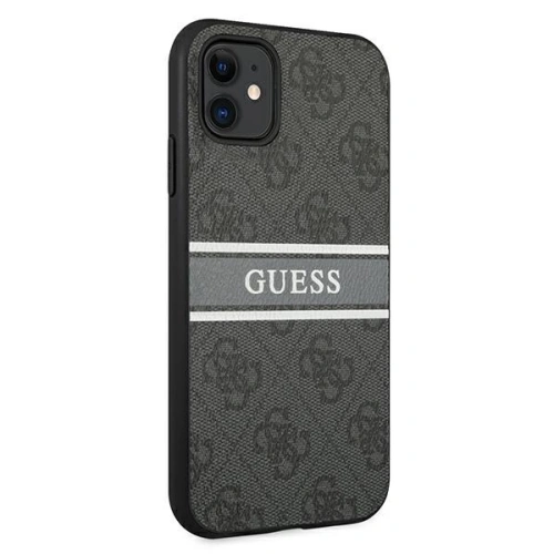 Kup Etui Guess GUHCN614GDGR Apple iPhone 11 szürke/grey hardcase 4G Stripe - GUE999GRY - {ean13} - Sklep Home Screen