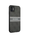 Kup Guess Apple Tasche GUHCN614GDGR iPhone 11 grau/grau Hartschale 4G Stripe - GUE999GRY - {ean13} - Sklep Home Screen