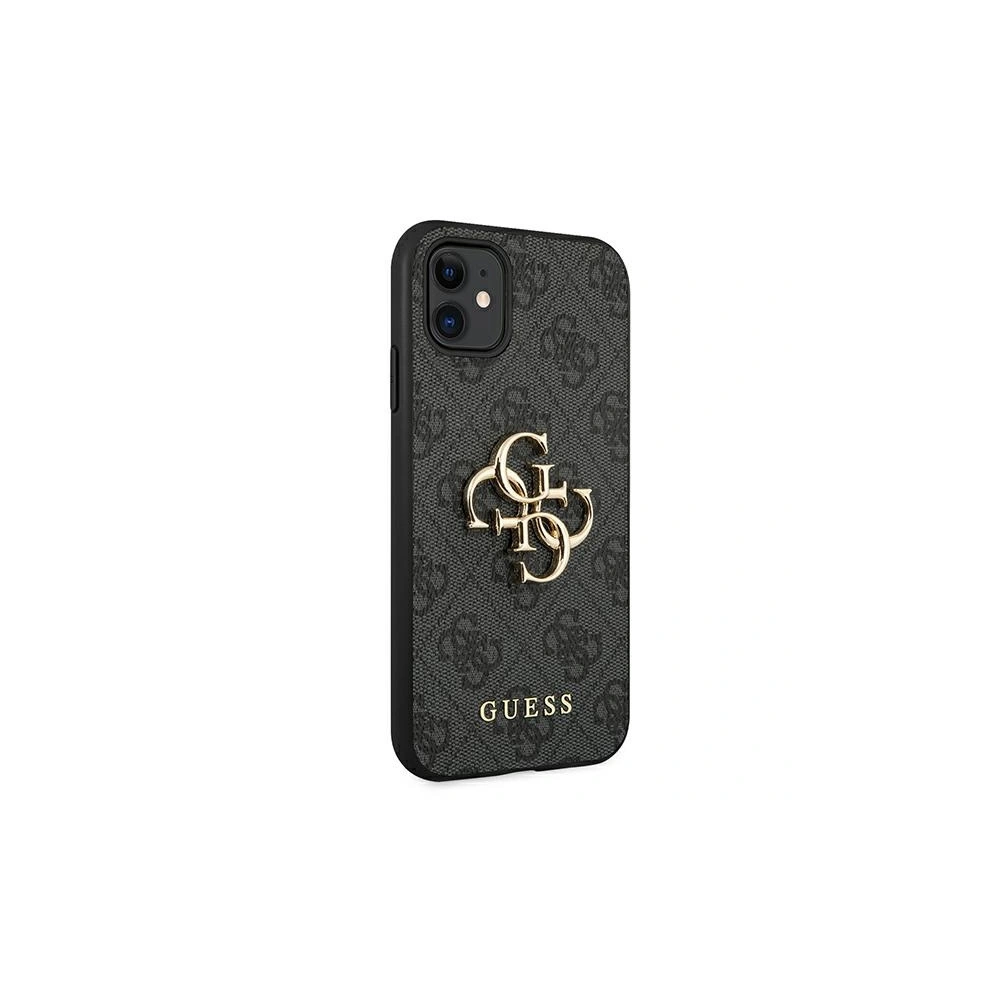 Etui Guess GUHCN614GMGGR Apple iPhone 11 szary/grey hardcase 4G Big Metal Logo